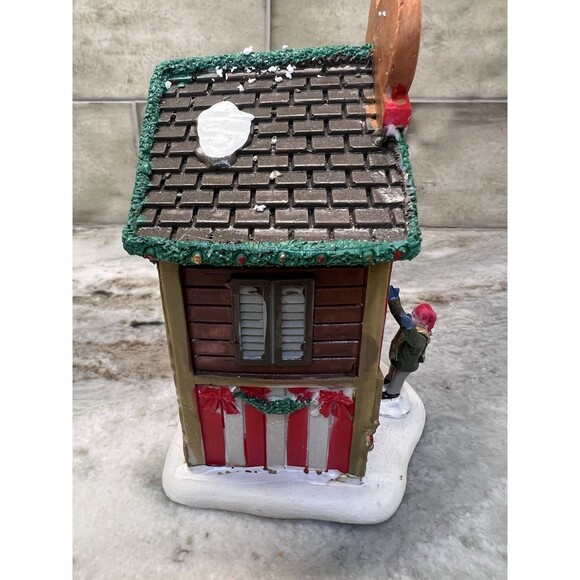 Lemax Pretzel Stand Christmas Village RARE xmas snow food stand decor Pretzels - Picture 6 of 15